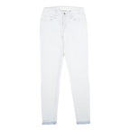 LEVI'S 710 Super Skinny Womens Jeans White Slim Skinny Denim Light W24 L30