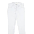 LEVI'S 710 Super Skinny Womens Jeans White Slim Skinny Denim Light W24 L30