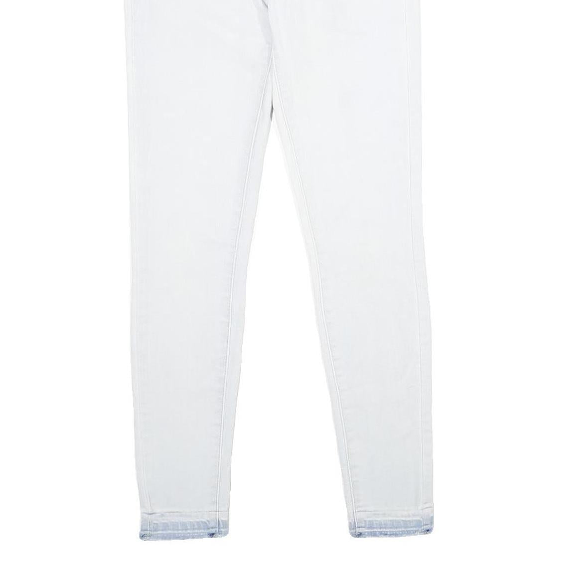 LEVI'S 710 Super Skinny Womens Jeans White Slim Skinny Denim Light W24 L30