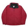 COLUMBIA Womens Red Jacket XL Polyester Zip Outdoor Plain Warm Waterproof