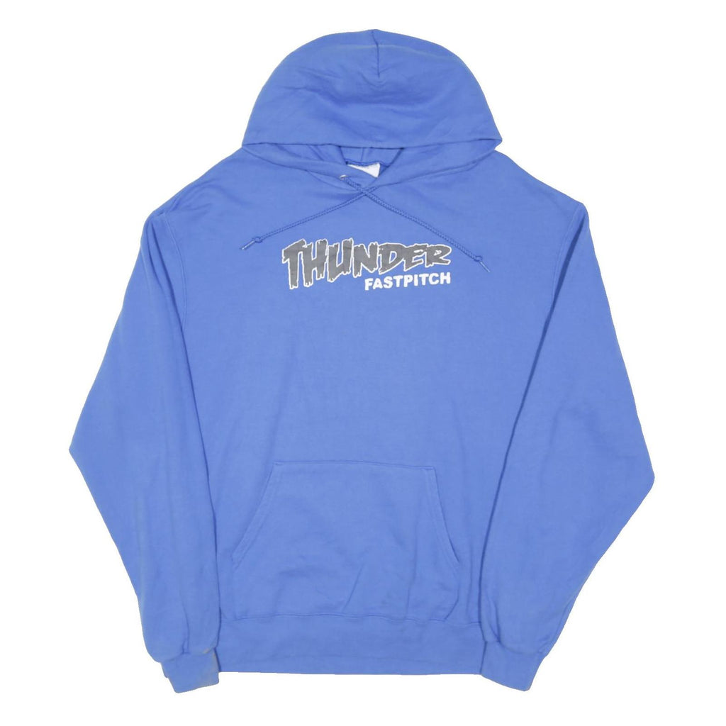 CHAMPION Mens Blue Thunder Fastpitch Pullover Hoodie XL Sports Sweatshirt