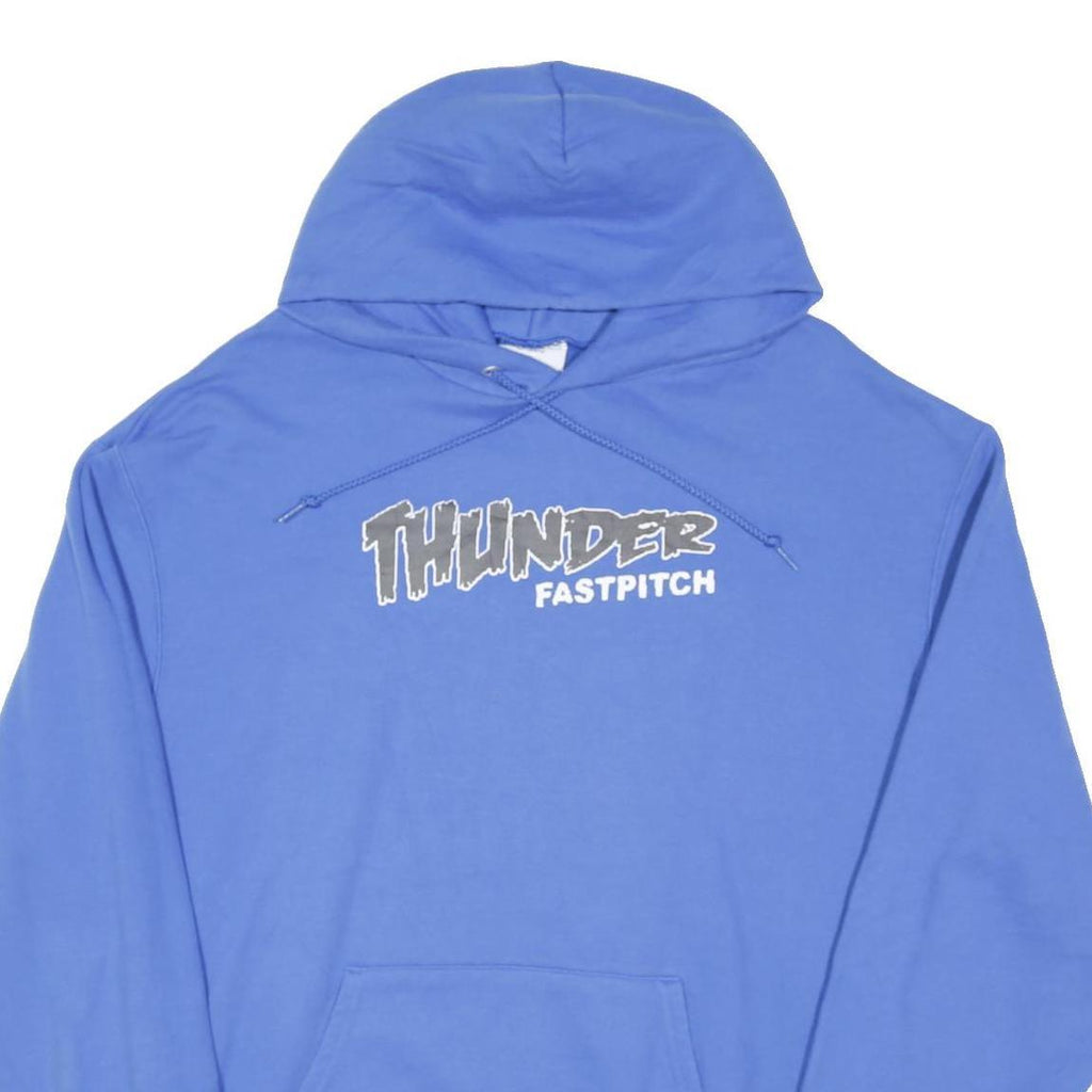 CHAMPION Mens Blue Thunder Fastpitch Pullover Hoodie XL Sports Sweatshirt