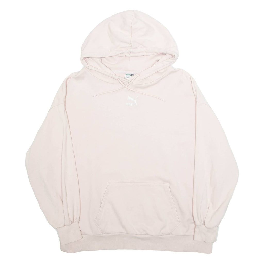 PUMA Oversized Womens Pink Hoodie S