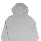 TOMMY HILFIGER Womens Grey Pullover M Cotton Blend Drawstring Kangaroo Pocket