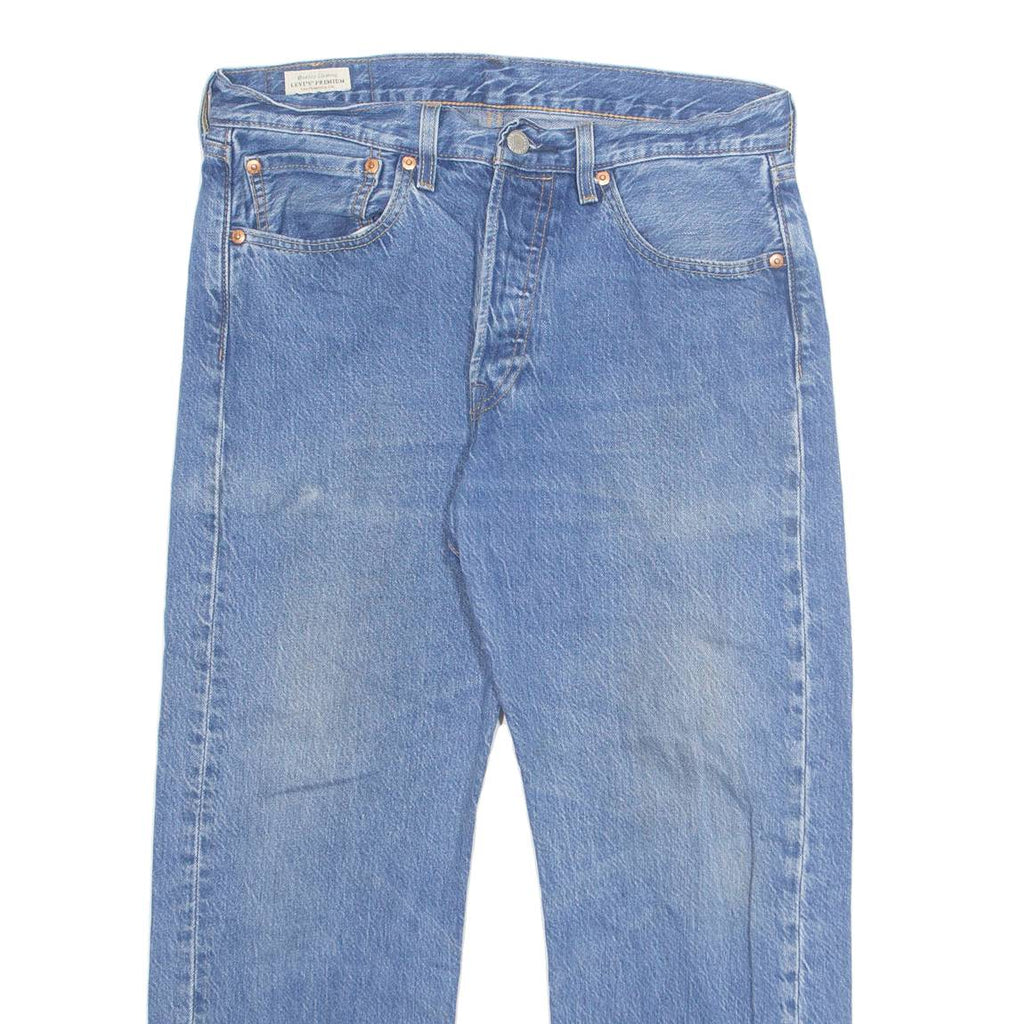 LEVI'S 501 BIG E Jeans Mens Blue Regular Straight Stone Wash W31 L24