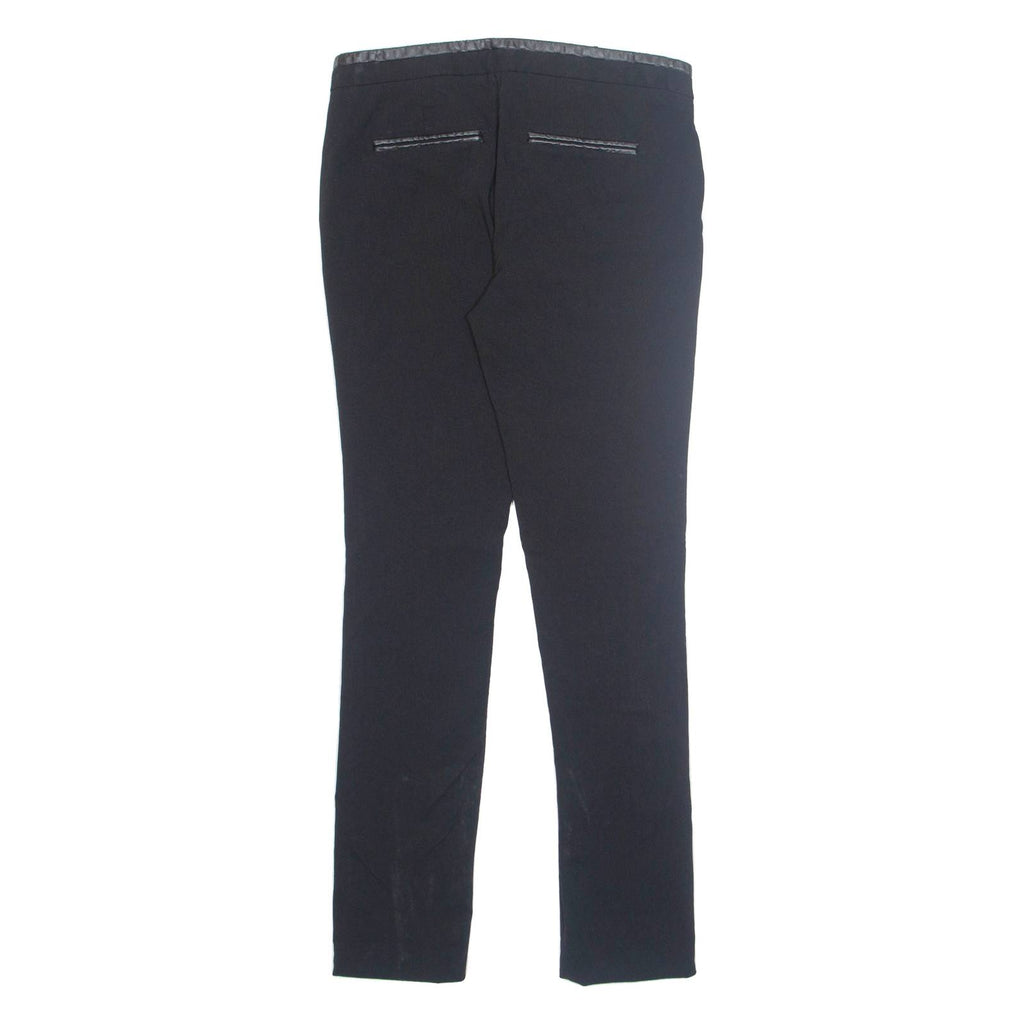 DKNY Chino Womens Trousers Black Regular Tapered W28 L28