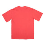 CHAMPION Mens Red Graphic T-Shirt L Short Sleeve Crew Neck Cotton Blend Casual