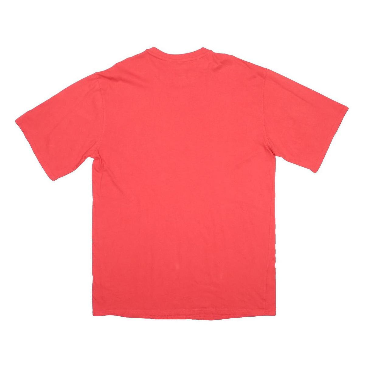 CHAMPION Mens Red Graphic T-Shirt L Short Sleeve Crew Neck Cotton Blend Casual