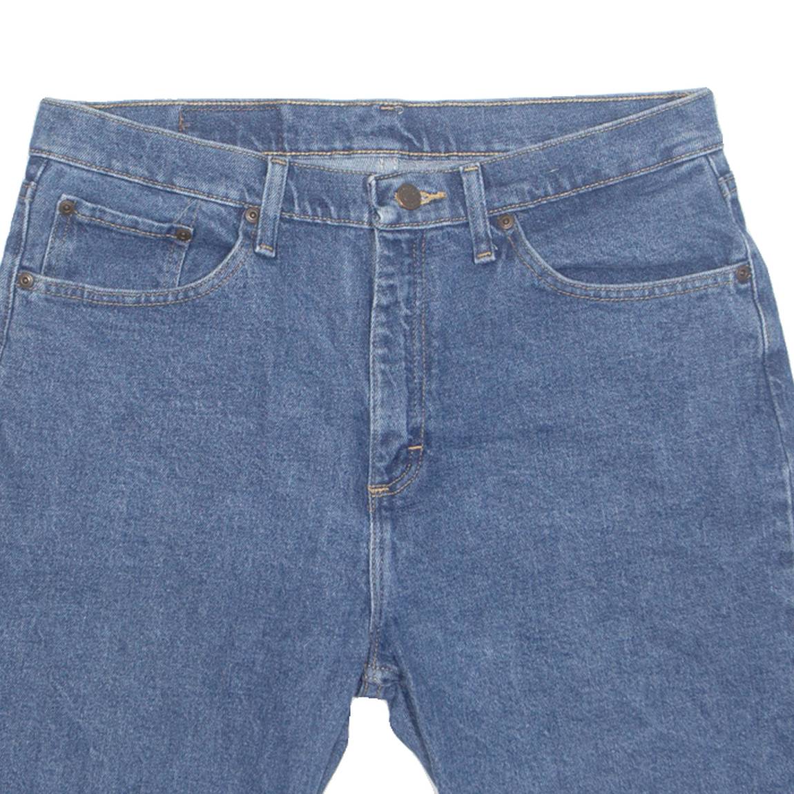 WRANGLER Cut Off Mens Denim Shorts Blue M W32