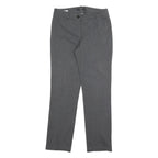 WEEKEND MAX MARA Womens Polyester Blend Grey Slim Straight Trousers W28 L30