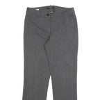 WEEKEND MAX MARA Womens Polyester Blend Grey Slim Straight Trousers W28 L30