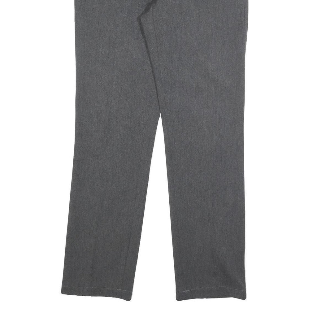 WEEKEND MAX MARA Womens Polyester Blend Grey Slim Straight Trousers W28 L30
