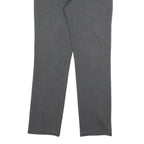WEEKEND MAX MARA Womens Polyester Blend Grey Slim Straight Trousers W28 L30