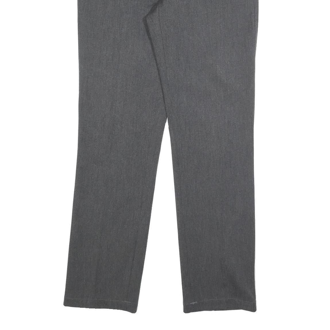 WEEKEND MAX MARA Womens Polyester Blend Grey Slim Straight Trousers W28 L30