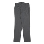 WEEKEND MAX MARA Womens Polyester Blend Grey Slim Straight Trousers W28 L30