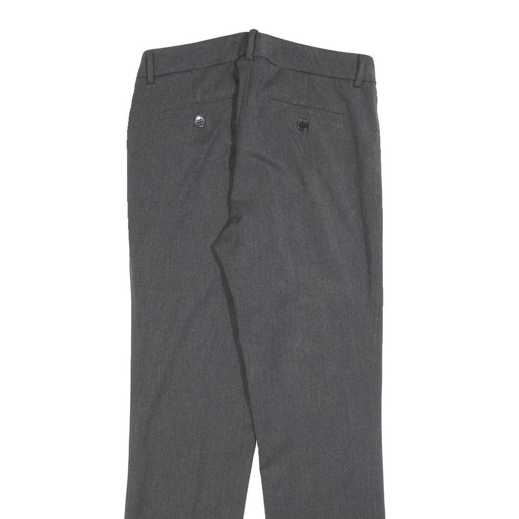 WEEKEND MAX MARA Womens Polyester Blend Grey Slim Straight Trousers W28 L30