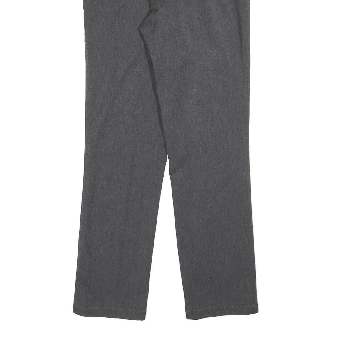 WEEKEND MAX MARA Womens Polyester Blend Grey Slim Straight Trousers W28 L30