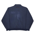 TOMMY HILFIGER Mens Navy Blue Jacket L Polyester Zip Regular Fit Casual Fashion