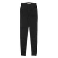 LEVI'S Mile High Womens Jeans Black Slim Skinny Denim W25 L32 Zip Cotton Blend