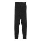 LEVI'S Mile High Womens Jeans Black Slim Skinny Denim W25 L32 Zip Cotton Blend