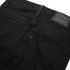 LEVI'S Mile High Womens Jeans Black Slim Skinny Denim W25 L32 Zip Cotton Blend