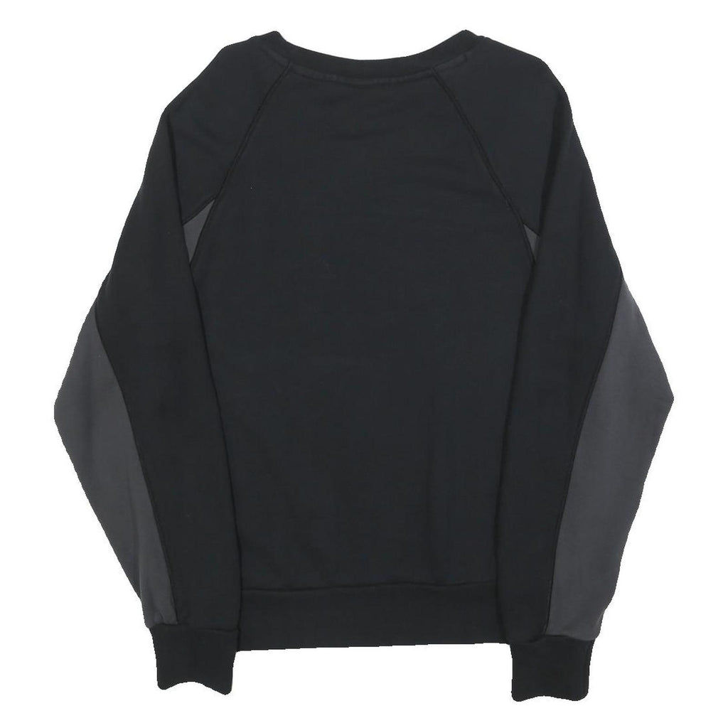NIKE Mens Black Sweatshirt S Crew Neck Cotton Blend Nike Air Logo Pullover