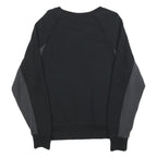 NIKE Mens Black Sweatshirt S Crew Neck Cotton Blend Nike Air Logo Pullover