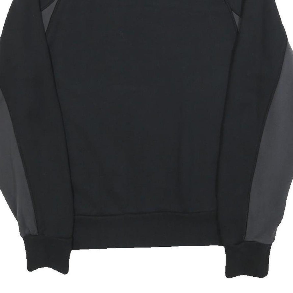 NIKE Mens Black Sweatshirt S Crew Neck Cotton Blend Nike Air Logo Pullover
