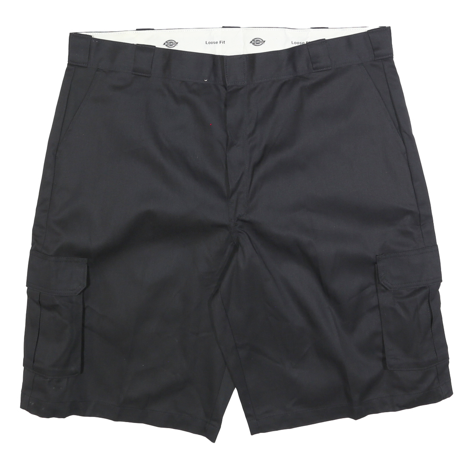 DICKIES Mens Black Cargo Shorts 2XL W44 Loose Fit Workwear Pocket