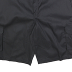 DICKIES Mens Black Cargo Shorts 2XL W44 Loose Fit Workwear Pocket