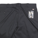 DICKIES Mens Black Cargo Shorts 2XL W44 Loose Fit Workwear Pocket