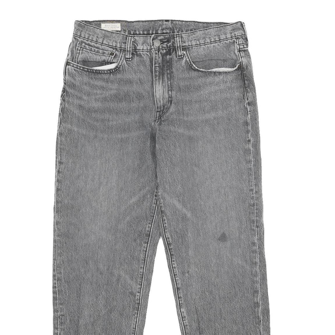 LEVI'S Big E Womens Regular Jeans Denim Stone Wash W32 L32 Zip Elasticated Hem