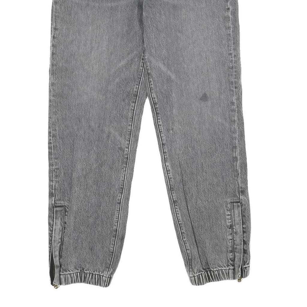 LEVI'S Big E Womens Regular Jeans Denim Stone Wash W32 L32 Zip Elasticated Hem