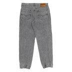 LEVI'S Big E Womens Regular Jeans Denim Stone Wash W32 L32 Zip Elasticated Hem