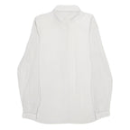MASSIMO DUTTI Womens White & Black Printed Shirt UK 6 Classic Button-Down Collar