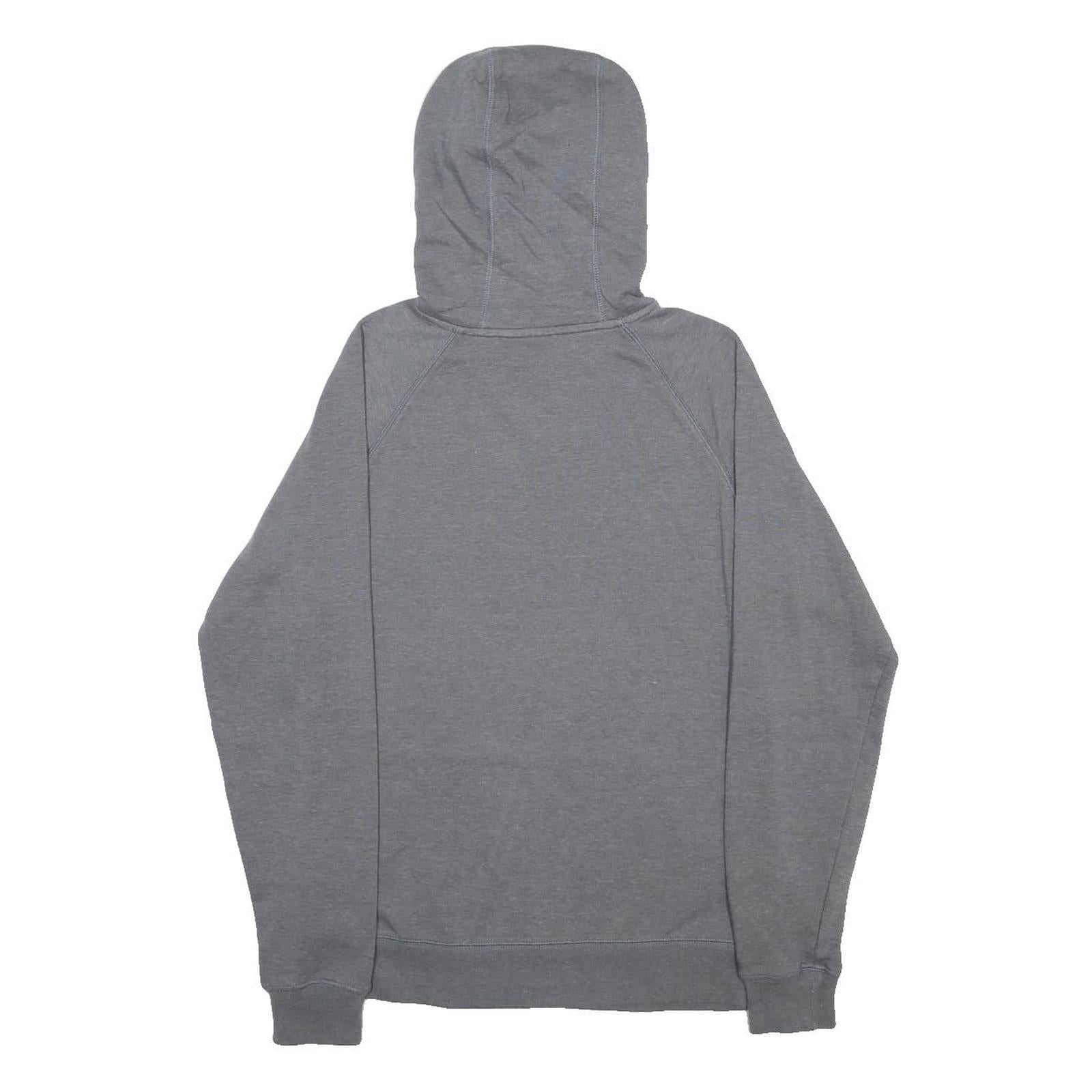 THE NORTH FACE Womens Grey Hoodie L Cotton Blend Casual Pullover
