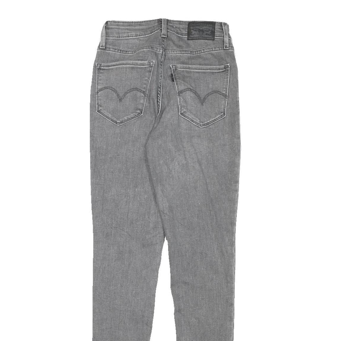 LEVI'S Womens Jeans Grey Slim Skinny Denim Light W22 L29 Stretch Cotton Blend