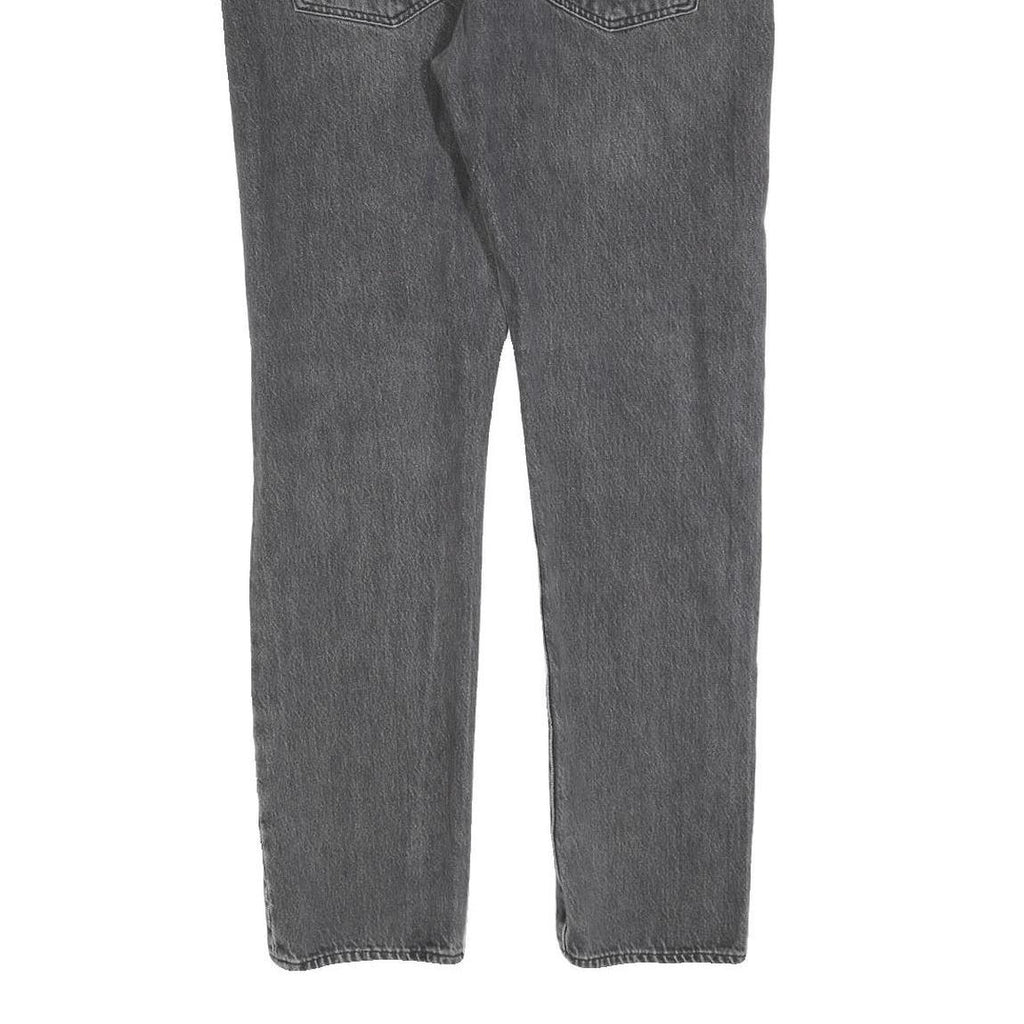 LEVI'S 501S Big E Mens Jeans Black Slim Straight Denim Medium W34 L32 Cotton