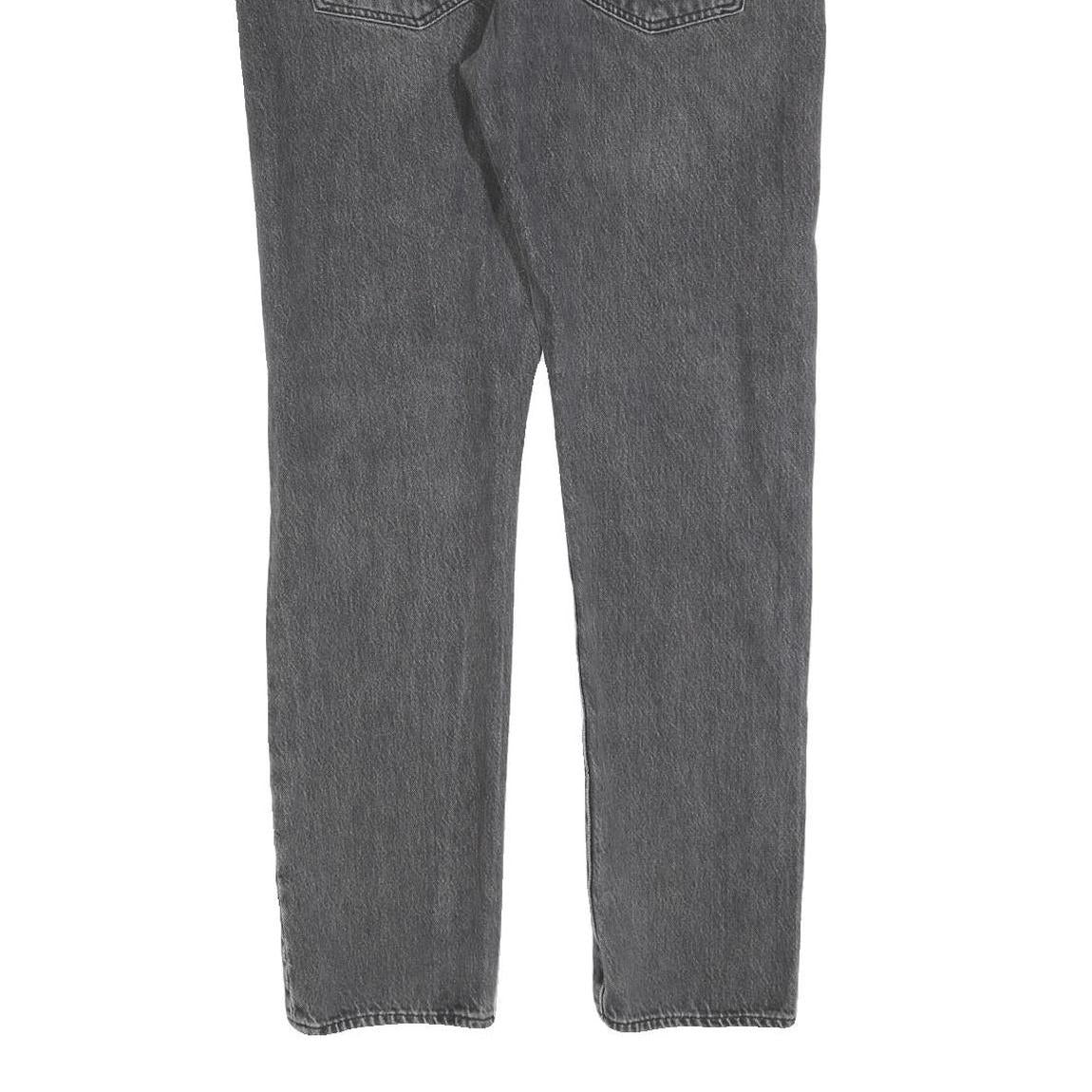 LEVI'S 501S Big E Mens Jeans Black Slim Straight Denim Medium W34 L32 Cotton