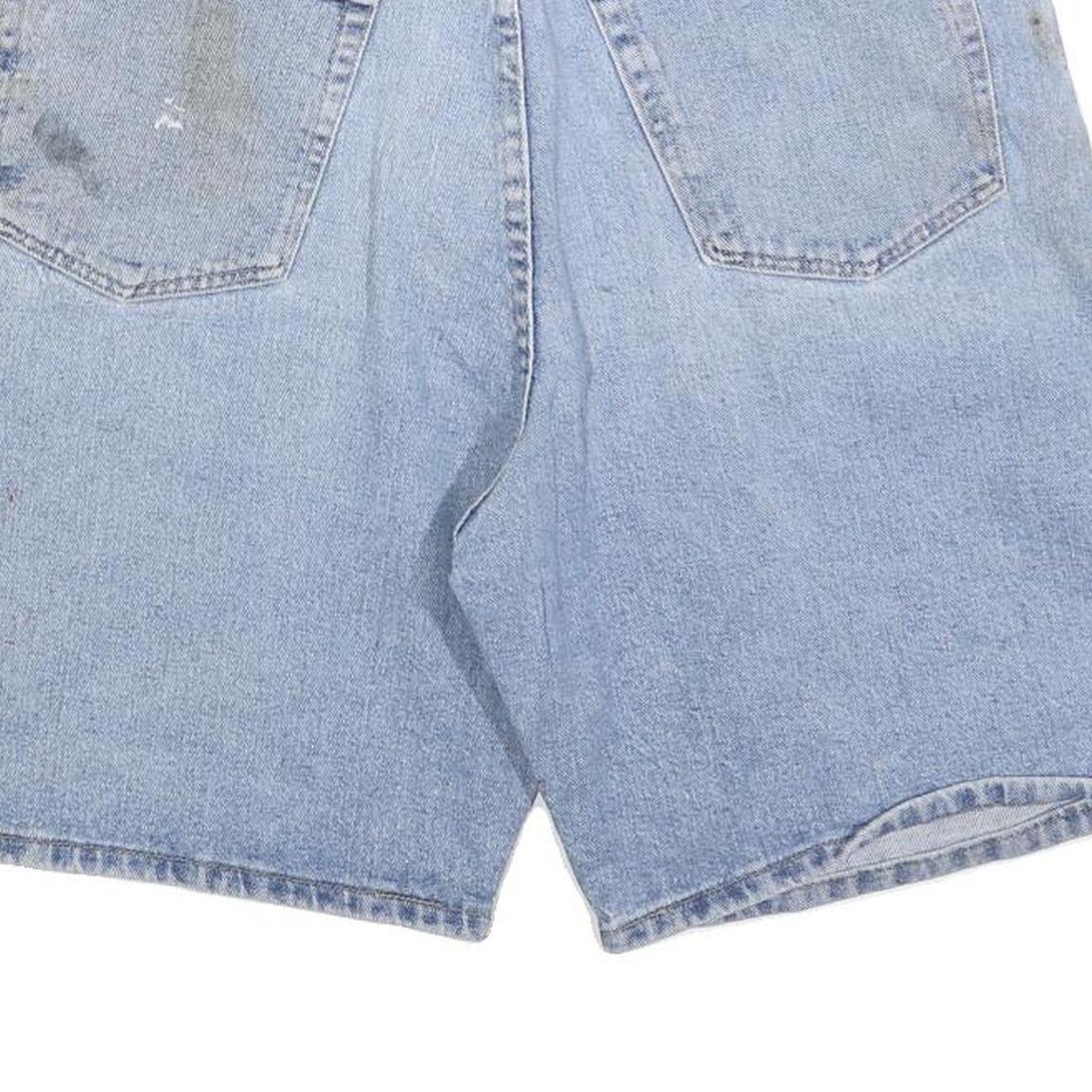 WRANGLER Mens Denim Blue Casual Shorts M W34 Cotton Blend Classic Fit