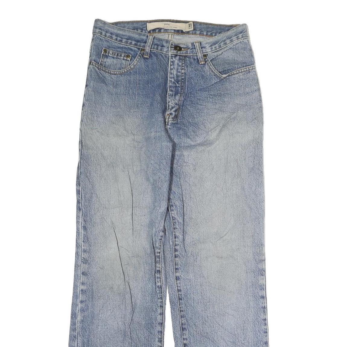 JEANS Mens Jeans Blue Slim Straight Denim Light W28 L27 Casual Everyday Wear