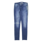 LEVI'S 711 Womens Slim Blue Denim Medium Wash W28 L31 Slim Fit Zip Fly Jeans