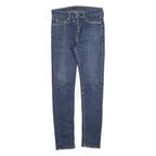 LEVI'S 510 Mens Jeans Blue Slim Skinny Denim Medium W28 L29 Zip Closure