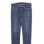 LEVI'S 510 Mens Jeans Blue Slim Skinny Denim Medium W28 L29 Zip Closure