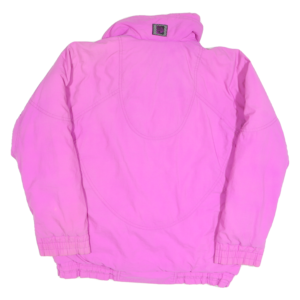 WINTER HEAT Womens Pink Polyester Zip Jacket L Lightweight Outerwear Casual Fit