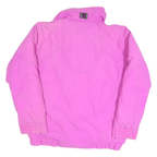 WINTER HEAT Womens Pink Polyester Zip Jacket L Lightweight Outerwear Casual Fit