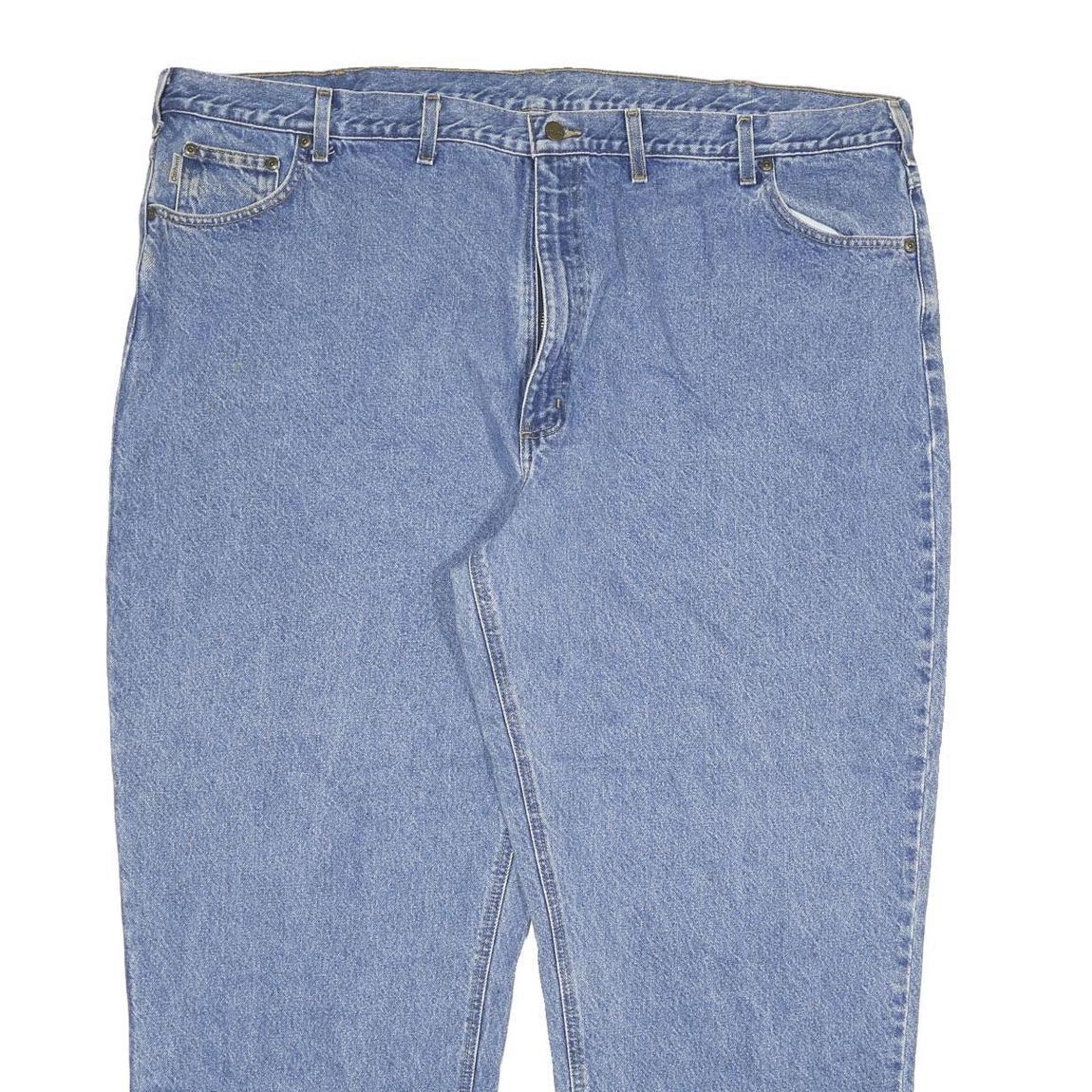 CARHARTT Mens Jeans Blue Relaxed Straight Denim Medium W52 L32 Workwear