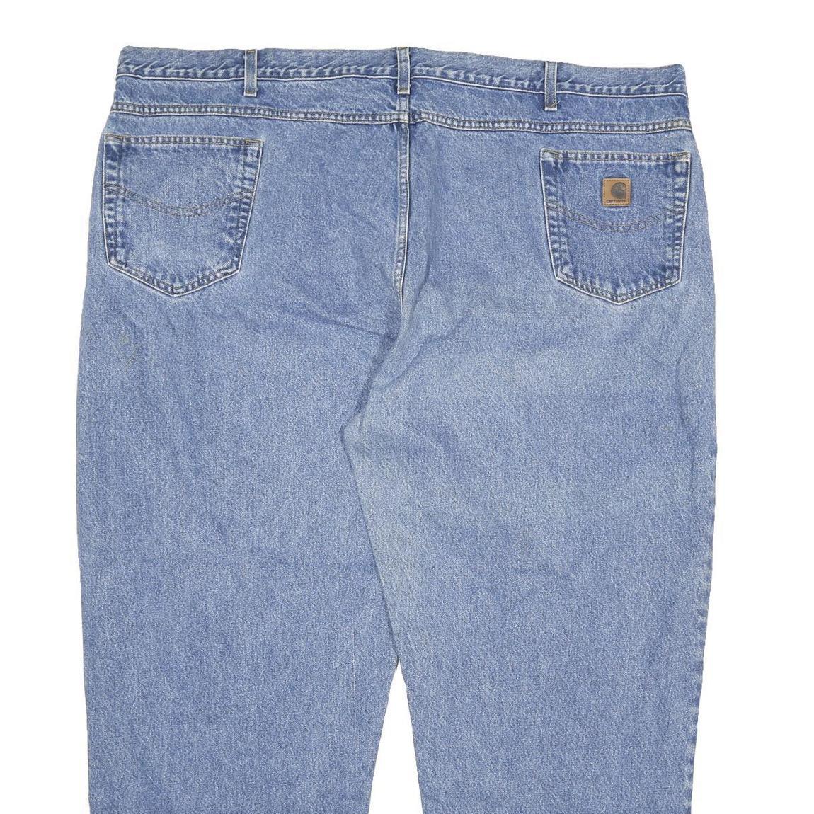 CARHARTT Mens Jeans Blue Relaxed Straight Denim Medium W52 L32 Workwear