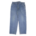 CARHARTT Mens Regular Fit Blue Denim Jeans W38 L34 Workwear Zip Closure