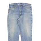 CARHARTT Mens Jeans Blue Regular Straight Denim Medium W36 L30 Zip Cotton Blend